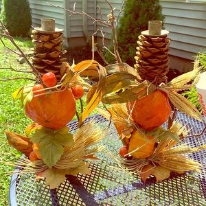 Fall Candle stick holders